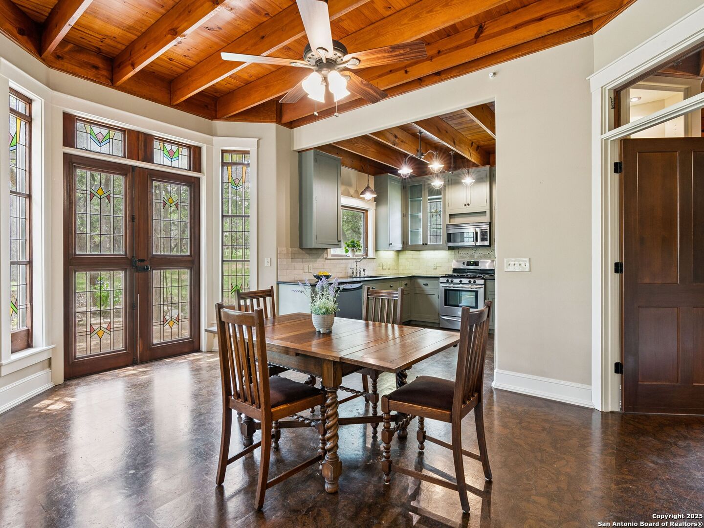 146-144 Ranger Creek Road Boerne, TX 78006 - Photo 36 of 50 a dining room with furniture and wooden floor