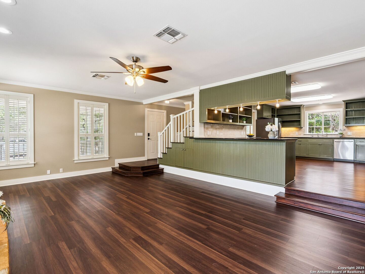 146-144 Ranger Creek Road Boerne, TX 78006 - Photo 7 of 50 a view of a livingroom with furniture a ceiling fan and window