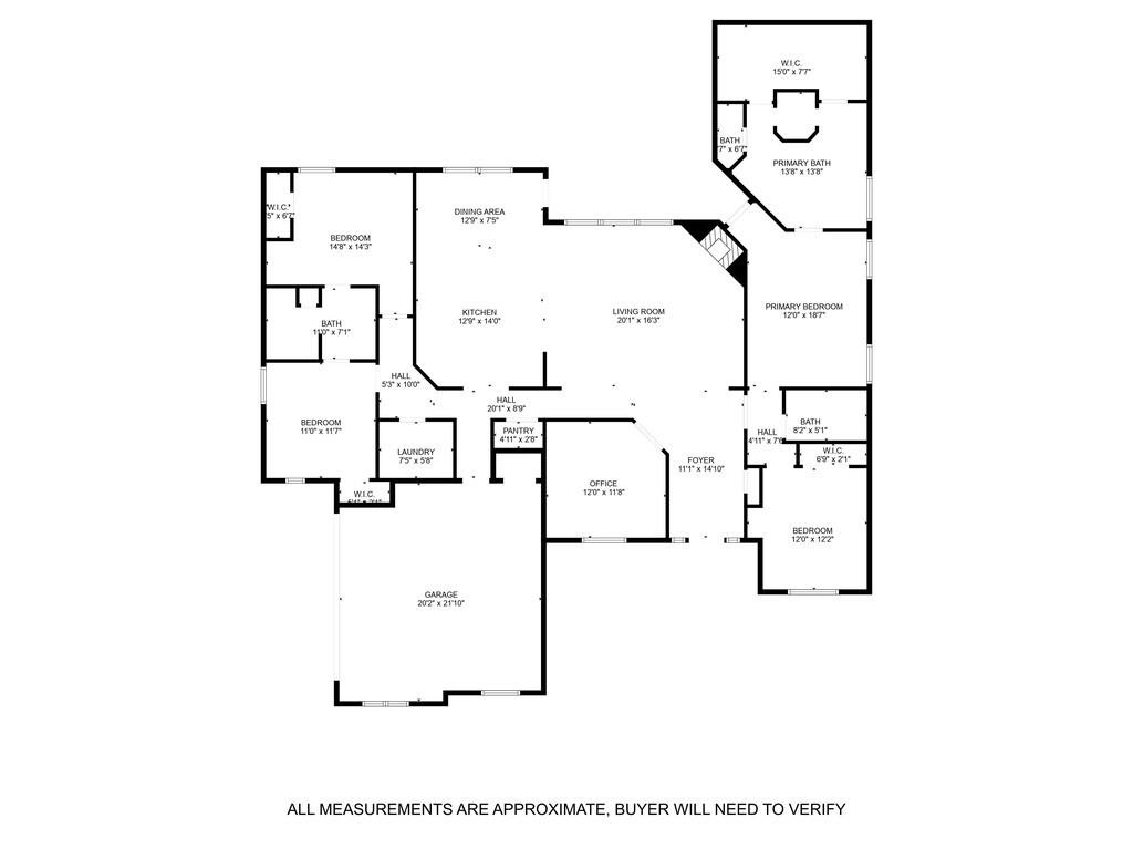 550 Hunton Lane Robinson, TX 76706 - Photo 35 of 35 View of room layout