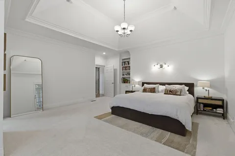 a room with furniture and a fireplace