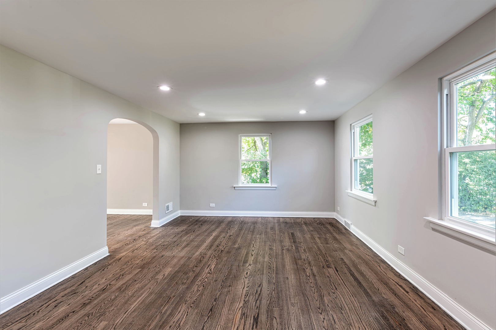 2845 Birch Road Homewood, IL 60430 - Photo 29 of 36 an empty room with wooden floor and windows