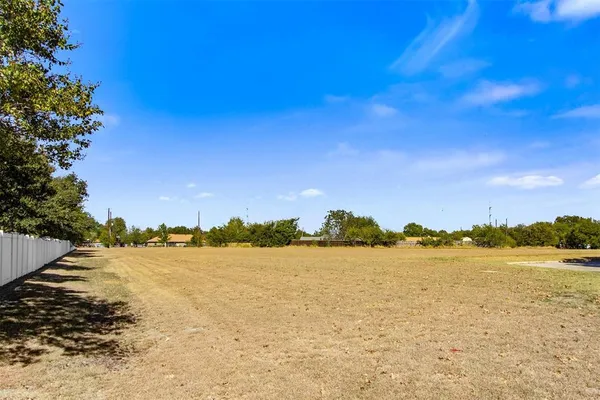 closeup view of a backyard