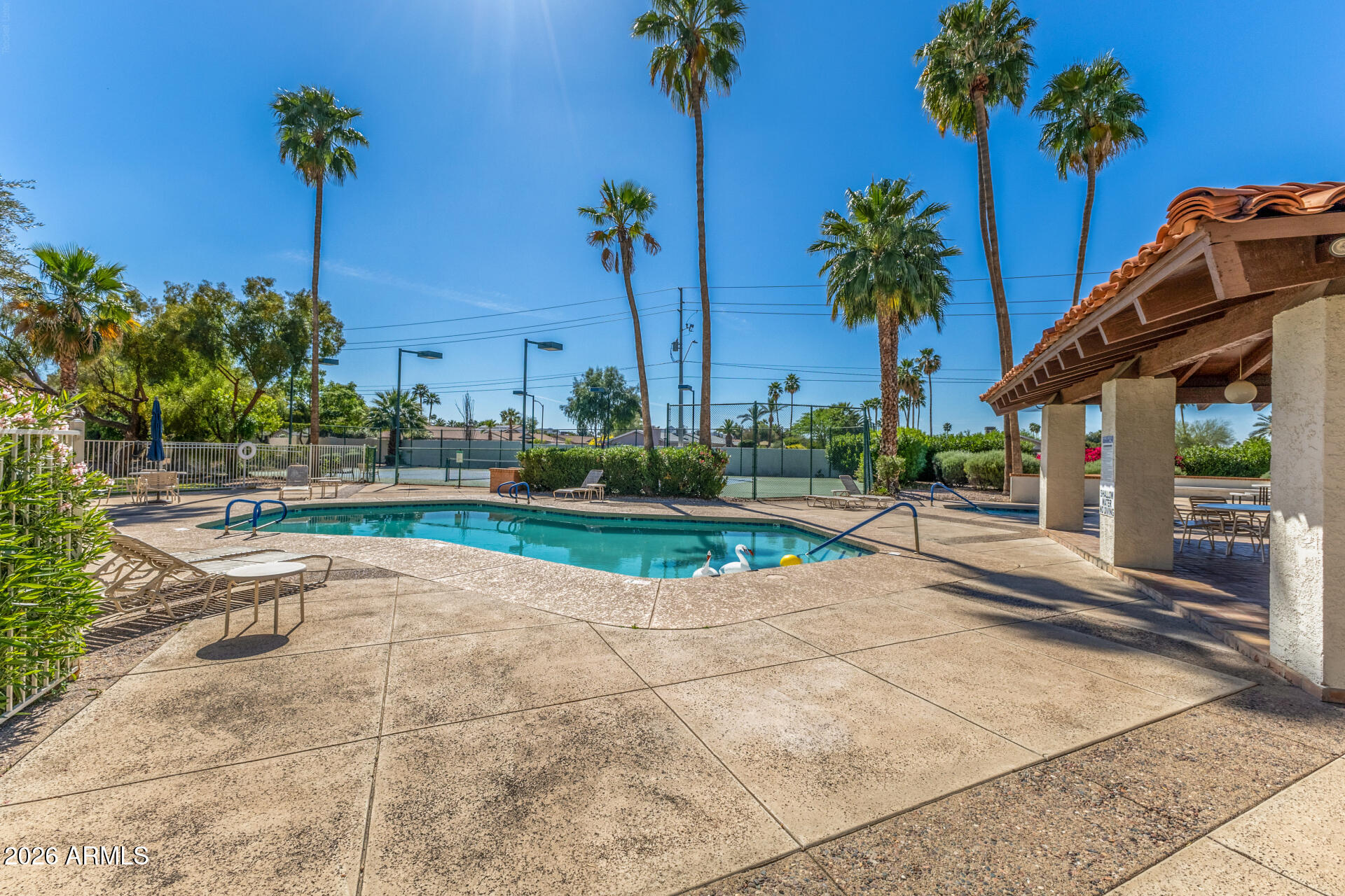 11629 North 40th Way Phoenix, AZ 85028 - Photo 46 of 47 a view of a swimming pool with a lounge chair