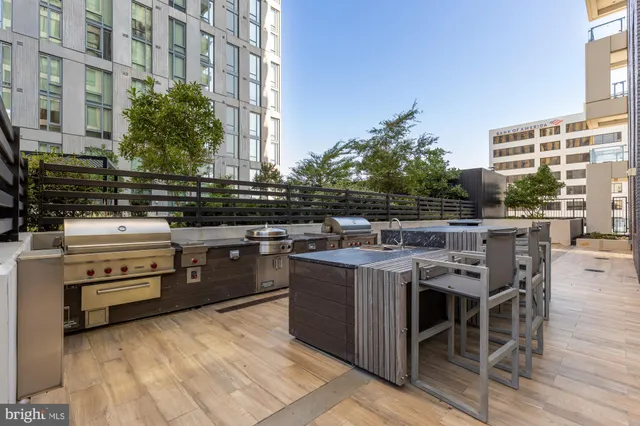 a view of a chairs and table in the terrace