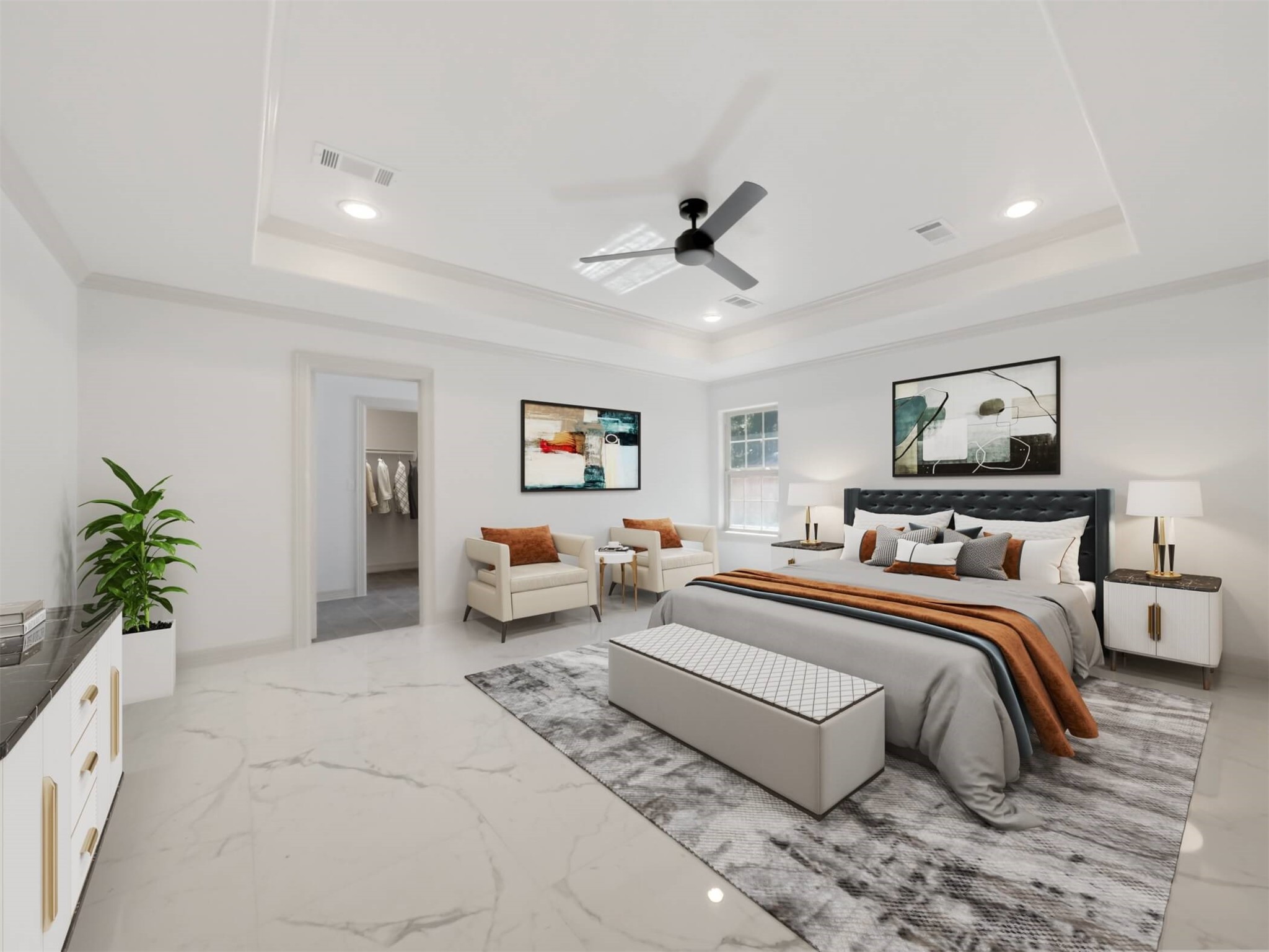 19502 Balsas Drive Porter, TX 77365 - Photo 21 of 44 Virtually staged. Primary bedroom.