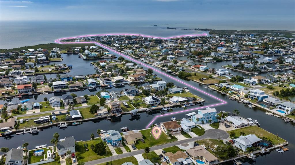 4181 Diaz Court Hernando Beach, FL 34607 - Photo 12 of 12 an aerial view of a city