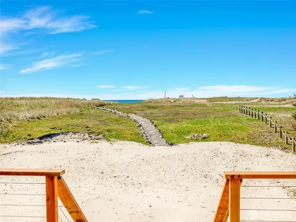 a view of ocean view with beach