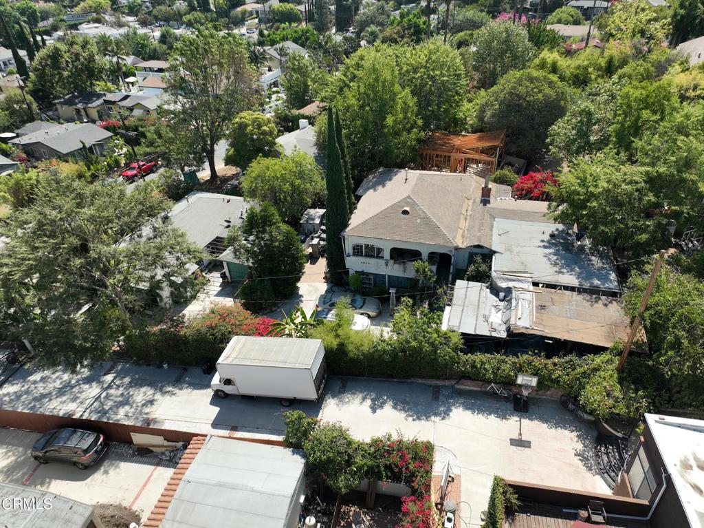 4824 Toland Way Los Angeles, CA 90041 - Photo 24 of 26 an aerial view of a house with yard swimming pool and outdoor seating