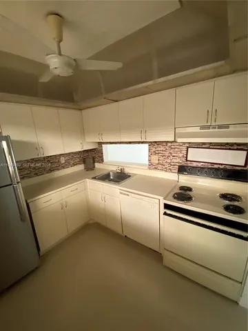 a close view of kitchen appliances