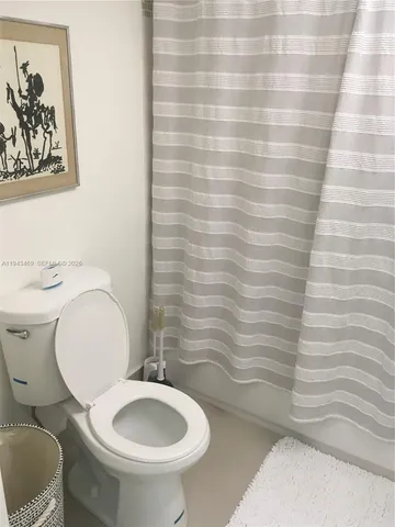 a close view of a closet