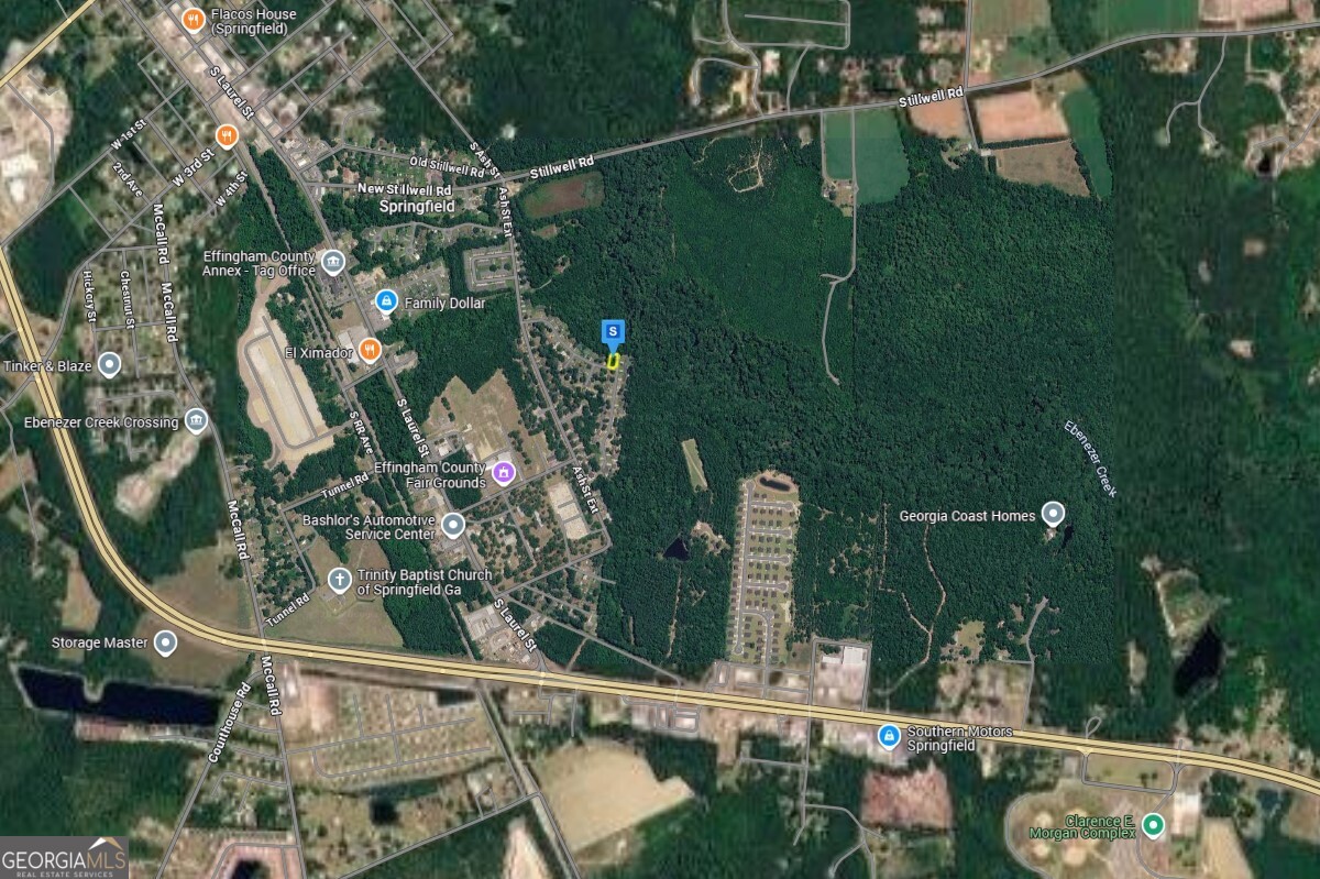 216 Deer Road Springfield, GA 31329 - Photo 4 of 6 aerial view of a house