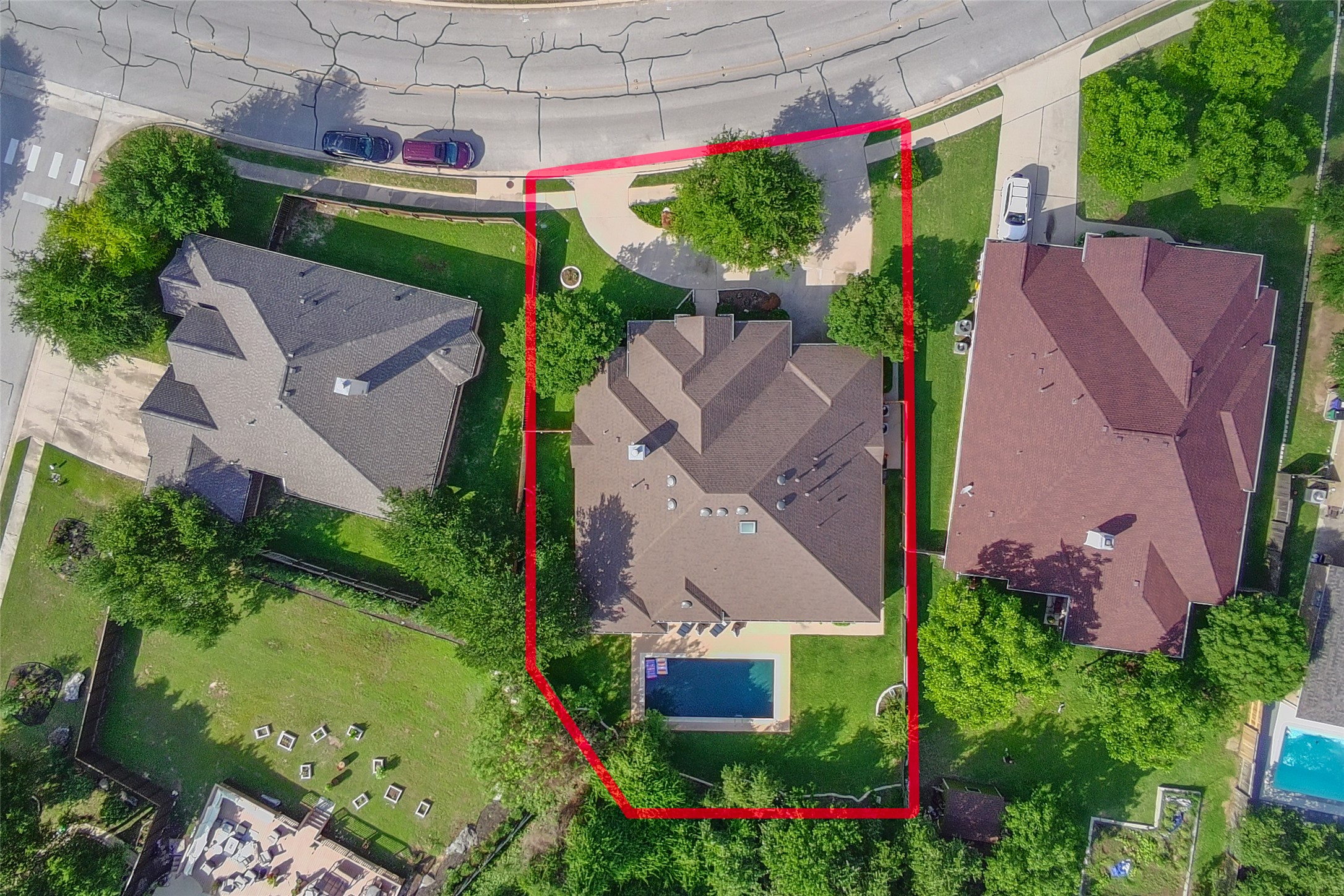748 Nelson Ranch Road Cedar Park, TX 78613 - Photo 18 of 24 an aerial view of house with yard