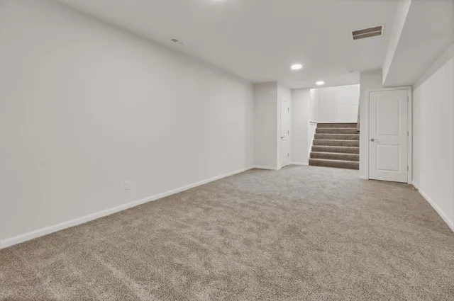 a view of an empty room