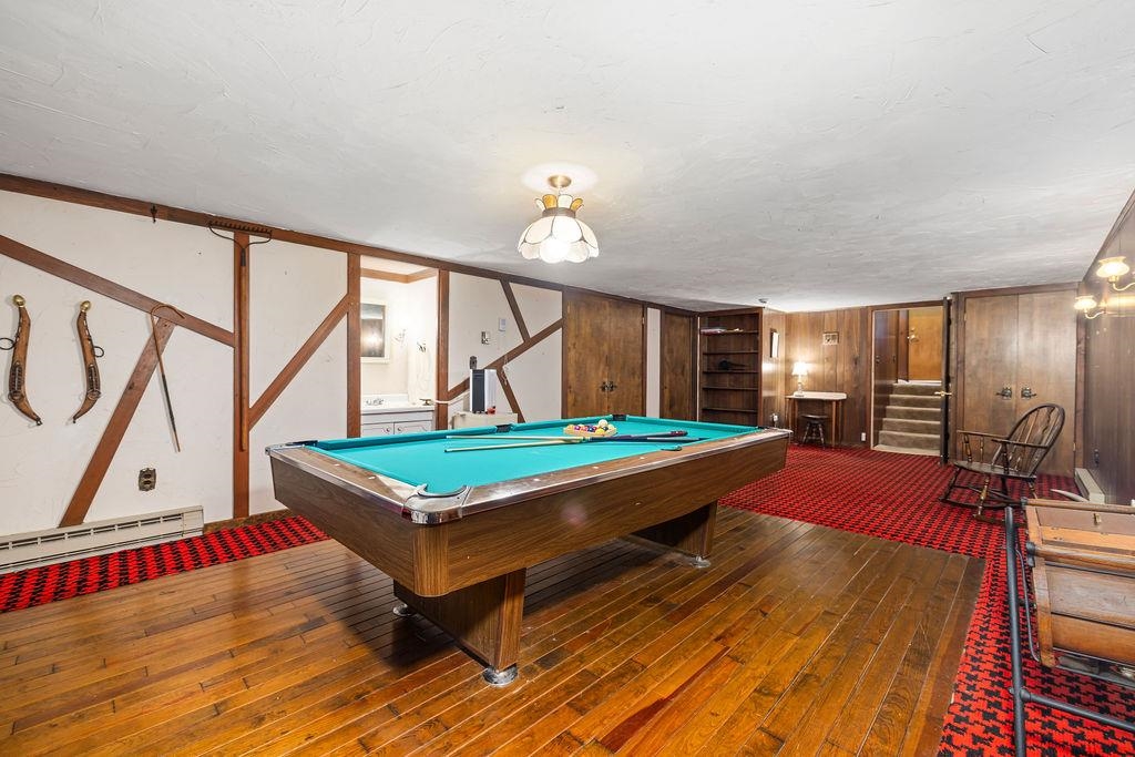 188 Middlebrook Road Staunton, VA 24401 - Photo 41 of 75 a room with wooden floor pool table and windows