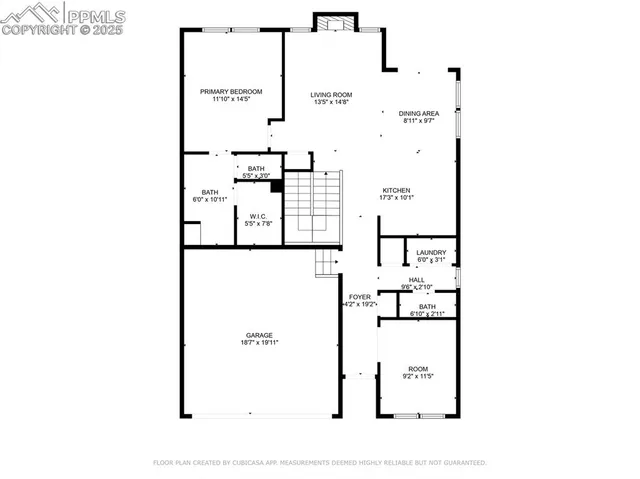 a picture of a floor plan