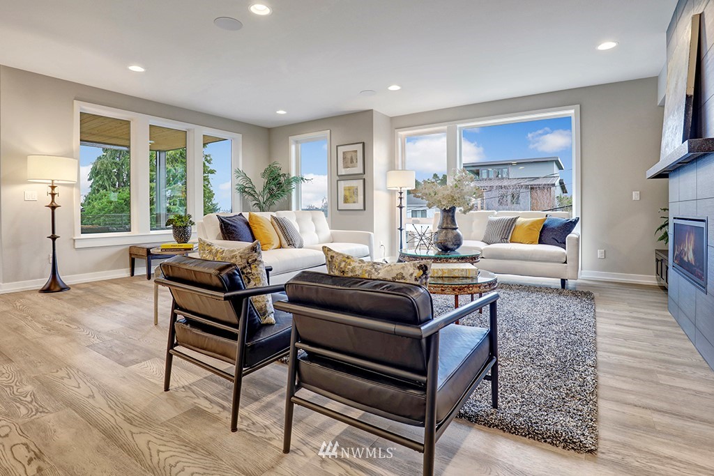 406 North 68th Street Seattle, WA 98103 - Photo 8 of 36 a living room with furniture and a large window