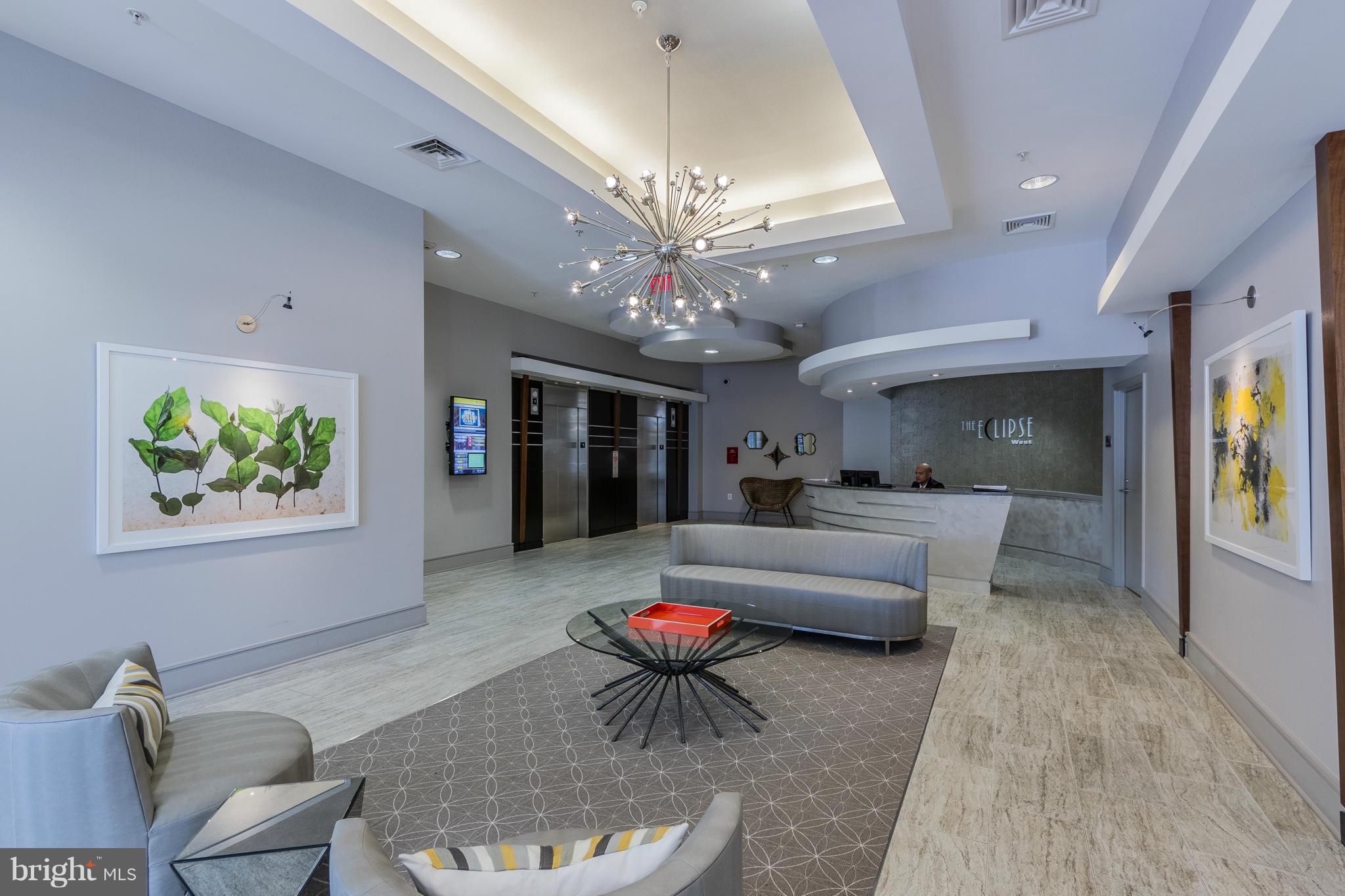 3600 South Glebe Road, Unit 602W Arlington, VA 22202 - Photo 19 of 30 Updated lobby with 24/7 concierge