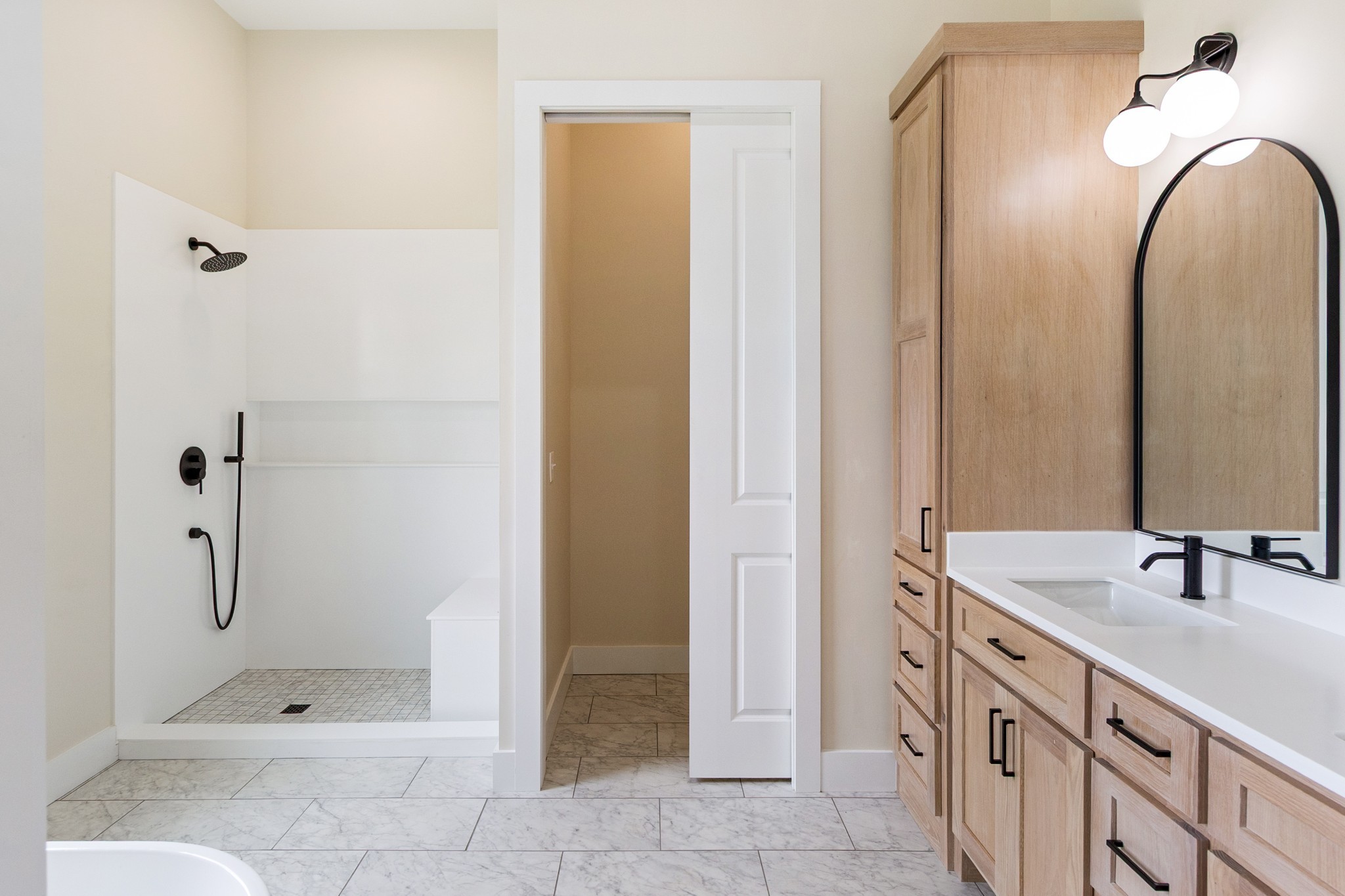 188 Beartown Road Loretto, TN 38469 - Photo 23 of 33 a bathroom with a sink a toilet and shower