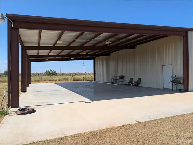 a house with trees in front of it