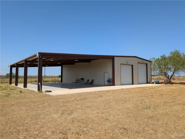 a backyard of a house