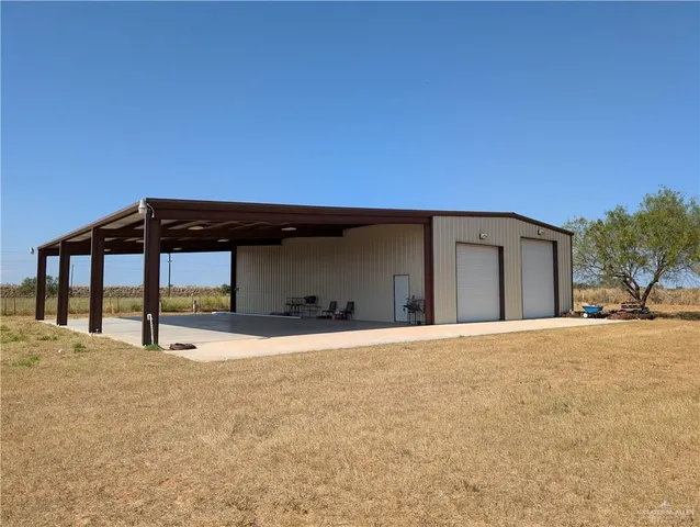 a backyard of a house