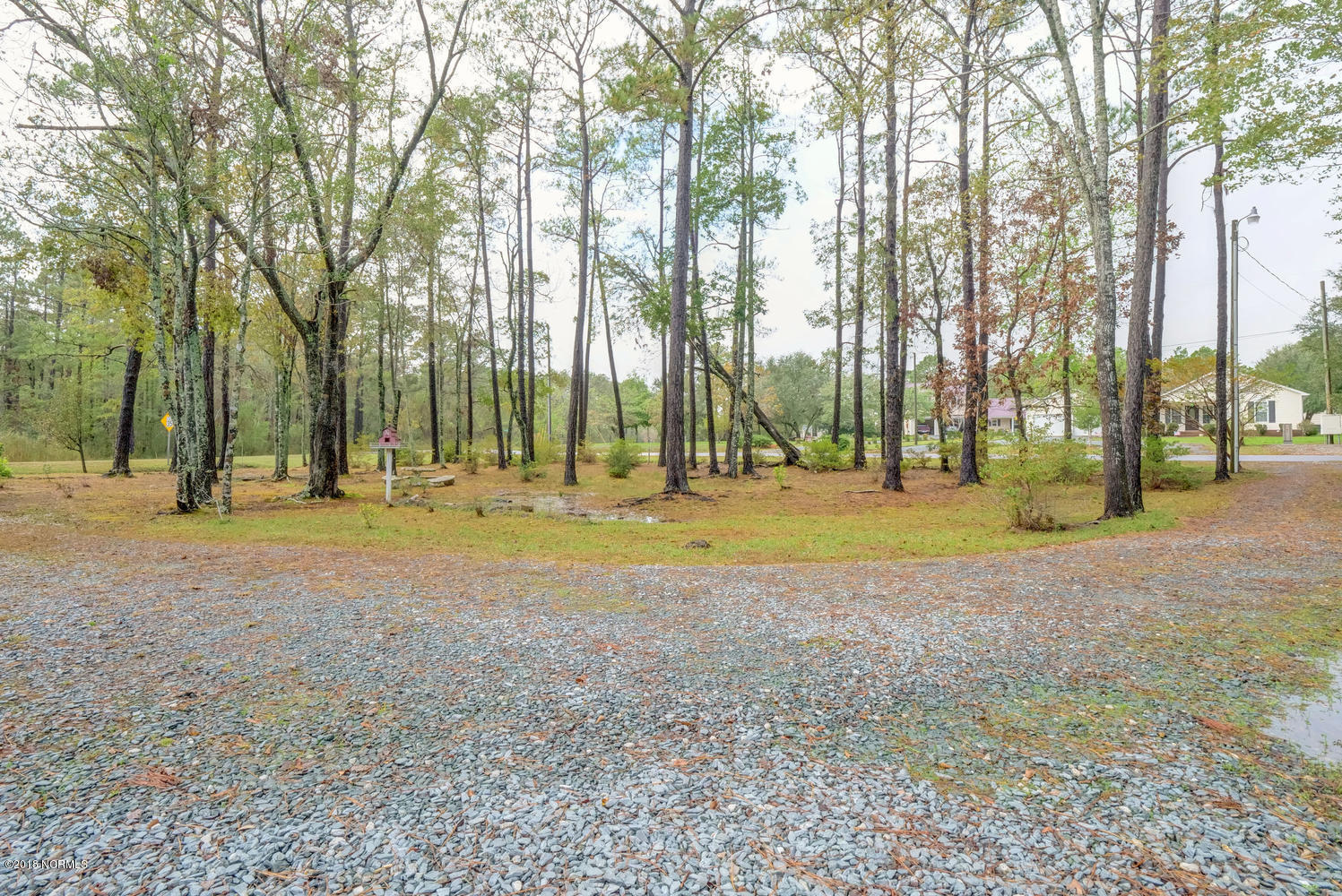 700 Morris Landing Road Holly Ridge, NC 28445 - Photo 24 of 26 Wooded Front Yard View 2
