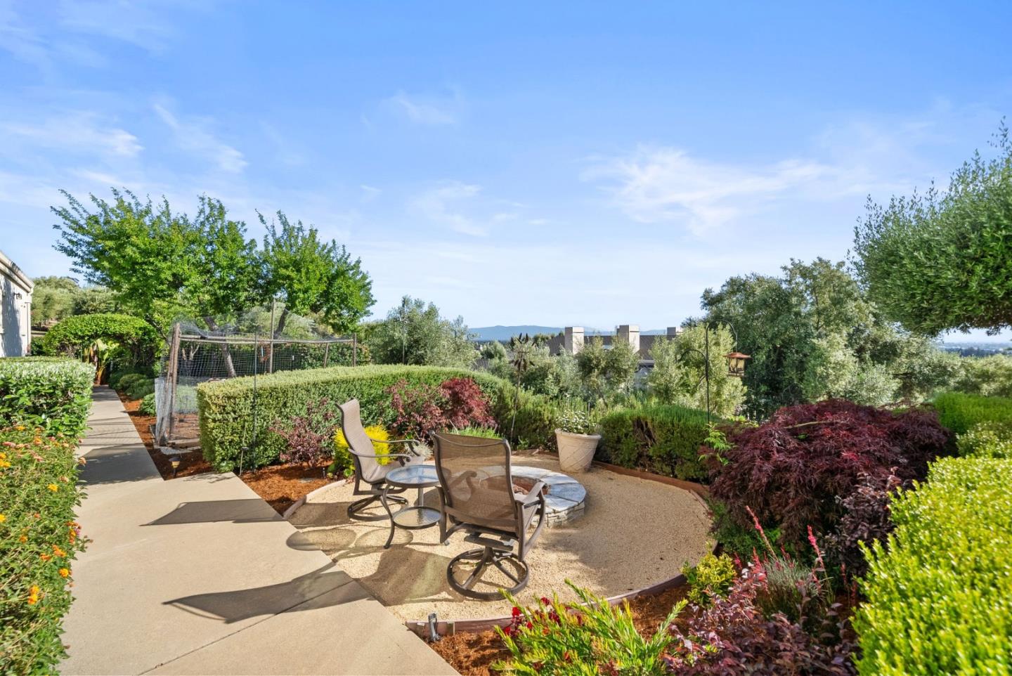 2589 Greenrock Road Milpitas, CA 95035 - Photo 51 of 76 a view of a patio with furniture and a garden