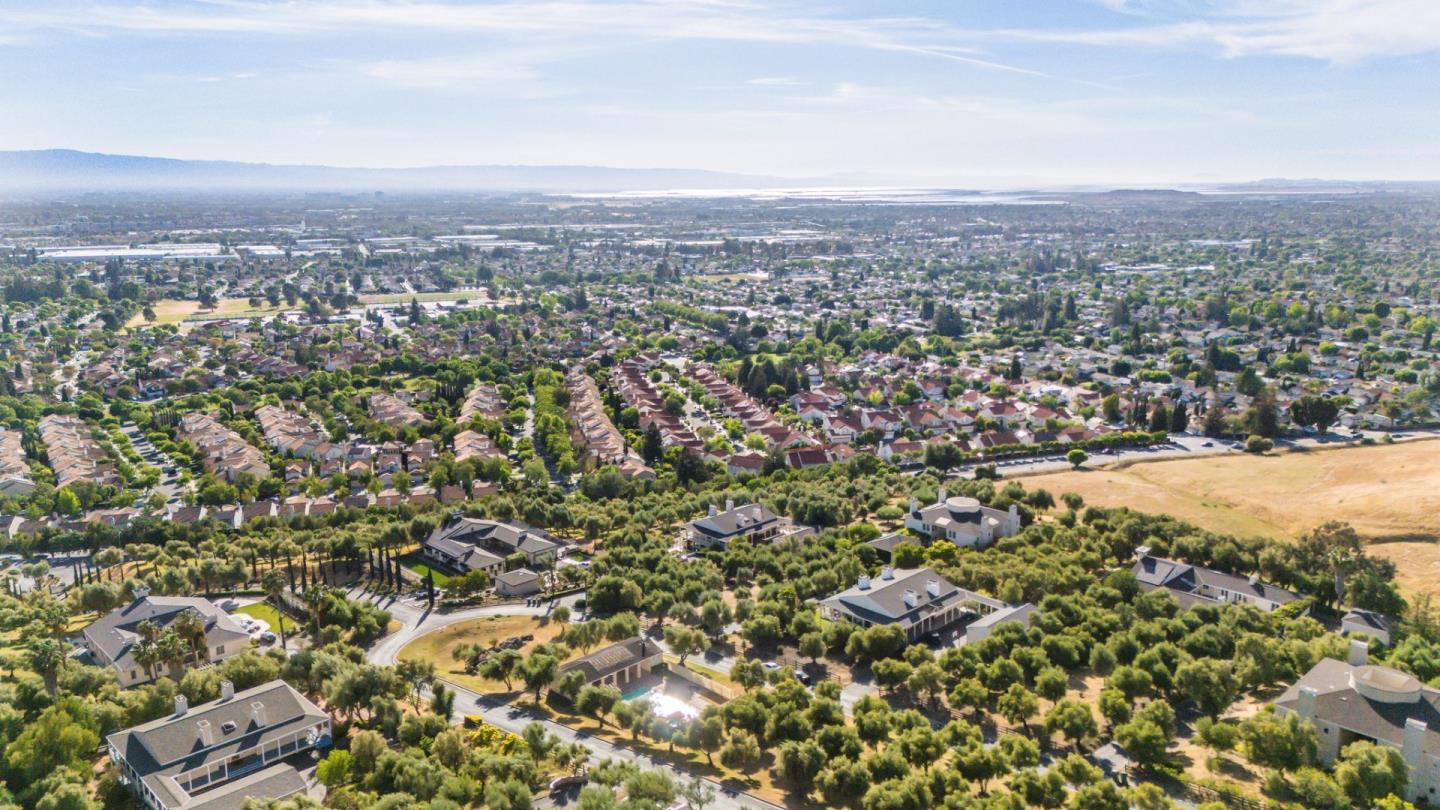2589 Greenrock Road Milpitas, CA 95035 - Photo 67 of 76 an aerial view of residential houses with city view