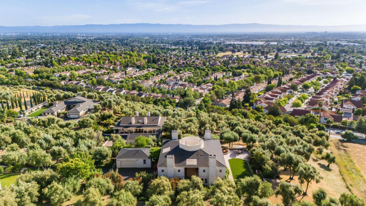 2589 Greenrock Road Milpitas, CA 95035 - Photo 68 of 76 an aerial view of a house with a yard and lake view