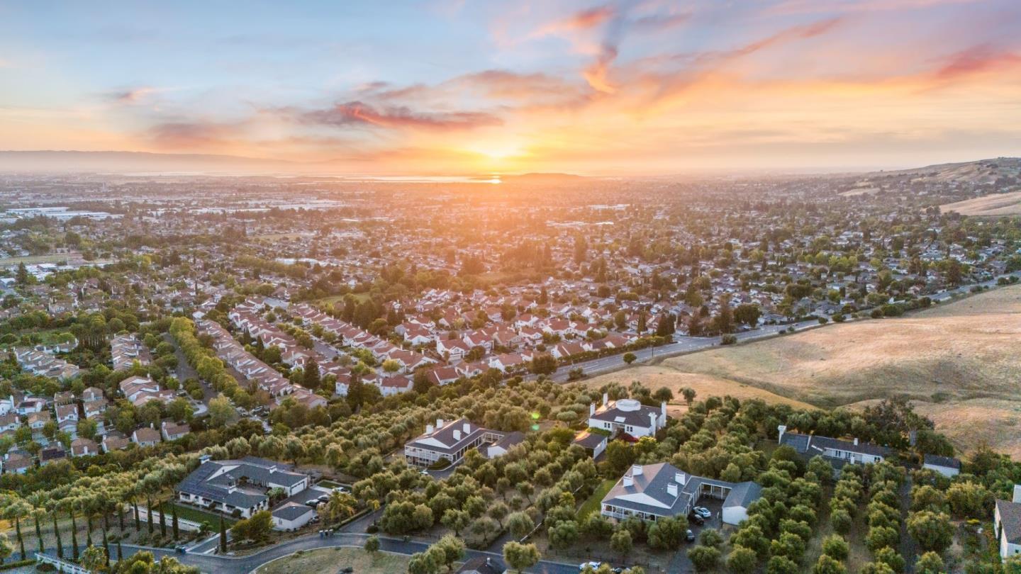 2589 Greenrock Road Milpitas, CA 95035 - Photo 73 of 76 an aerial view of house with yard and mountain view in back