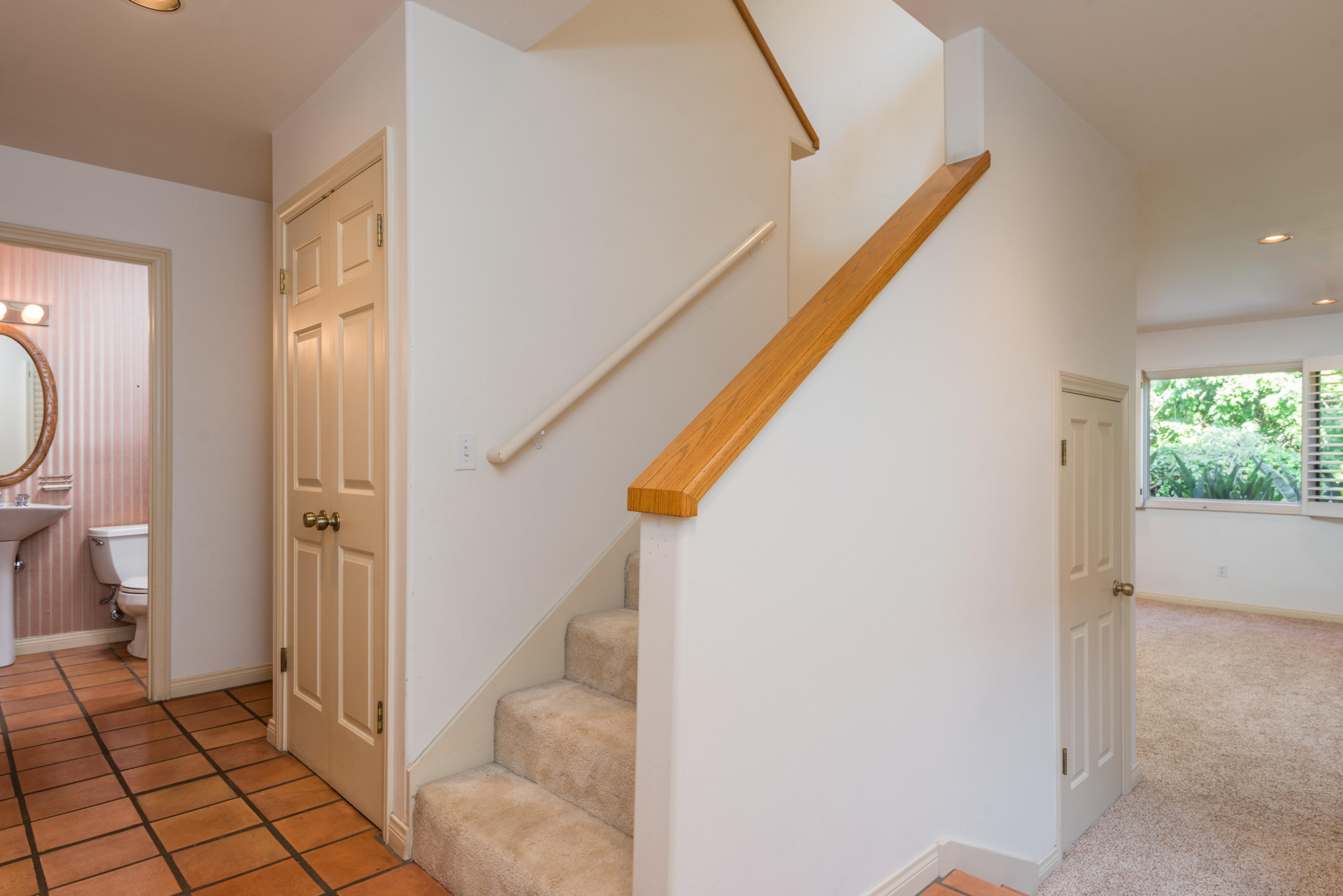 70 Olive Mill Road Montecito, CA 93108 - Photo 8 of 23 a view of a hallway with wooden floor and entryway