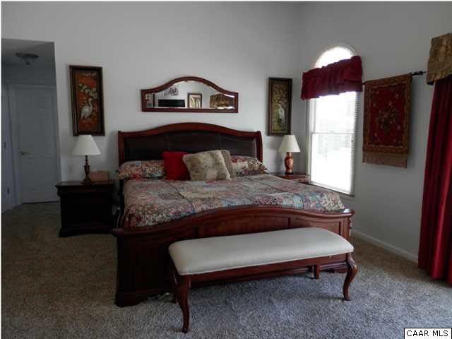 22140 Monrovia Road Orange, VA 22960 - Photo 11 of 43 Master Bedroom, wall to wall carpet w/ extra padding for added comfort, French doors leading to rear deck.