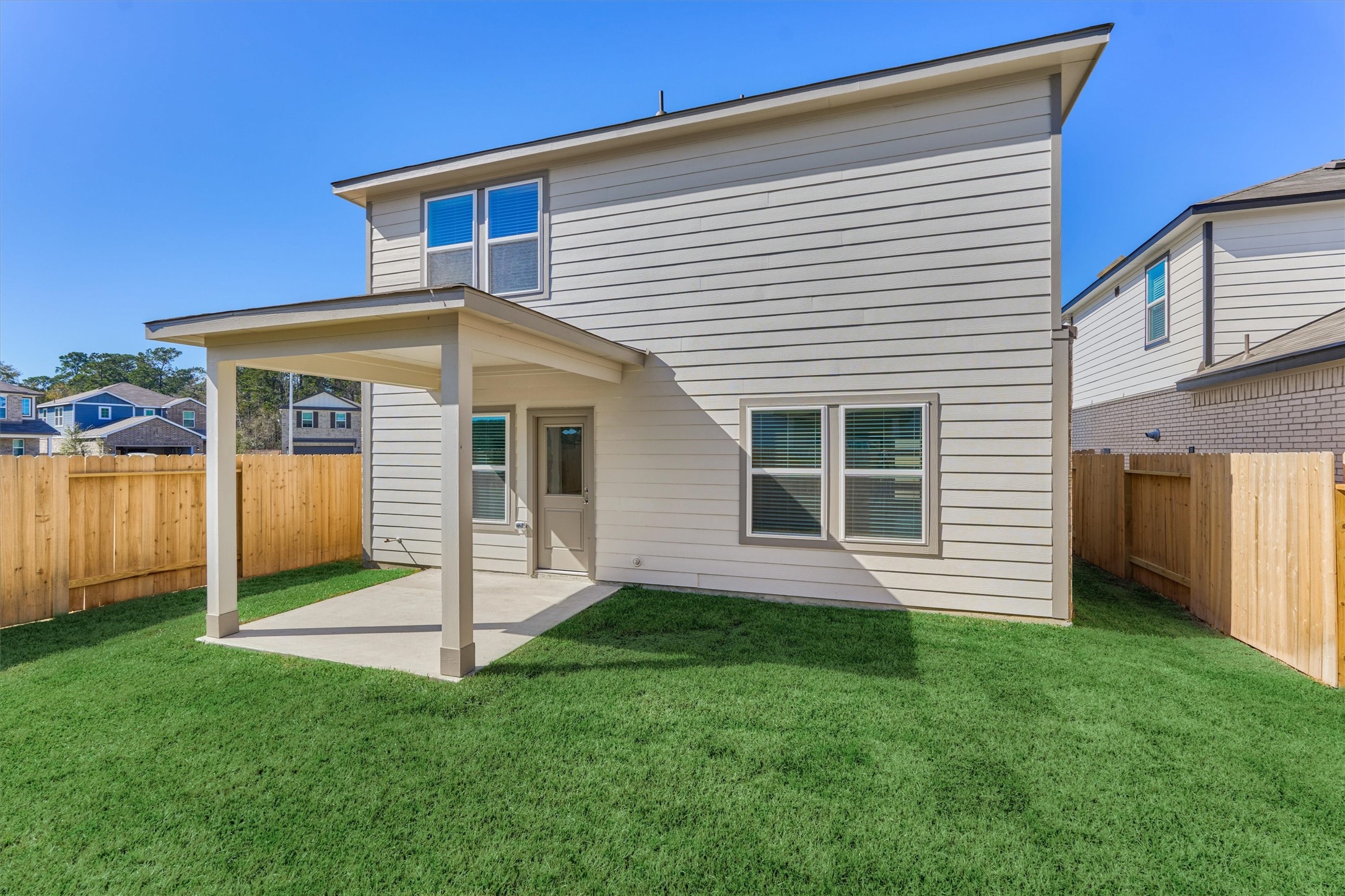 282 Brazen Forest Trail Magnolia, TX 77355 - Photo 36 of 36 a front view of a house with a yard