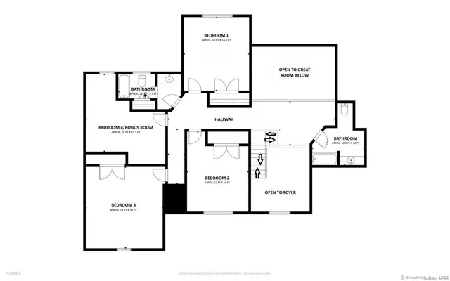 a picture of a floor plan