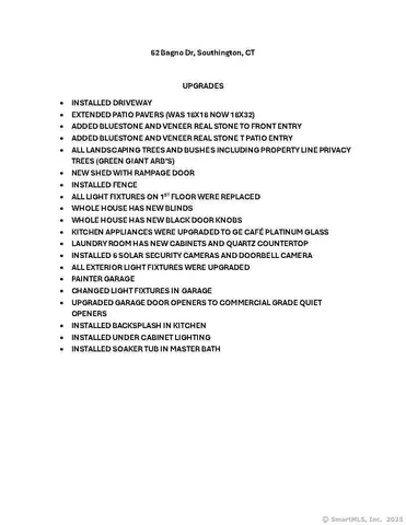 $1,095,000 | 62 Bagno Drive, Southington, CT 06489