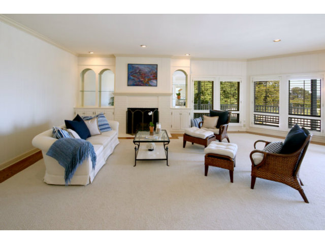 1212 Laurent Street Santa Cruz, CA 95060 - Photo 18 of 25 a living room with furniture and a fireplace