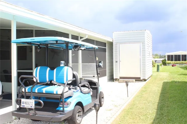 a room with furniture