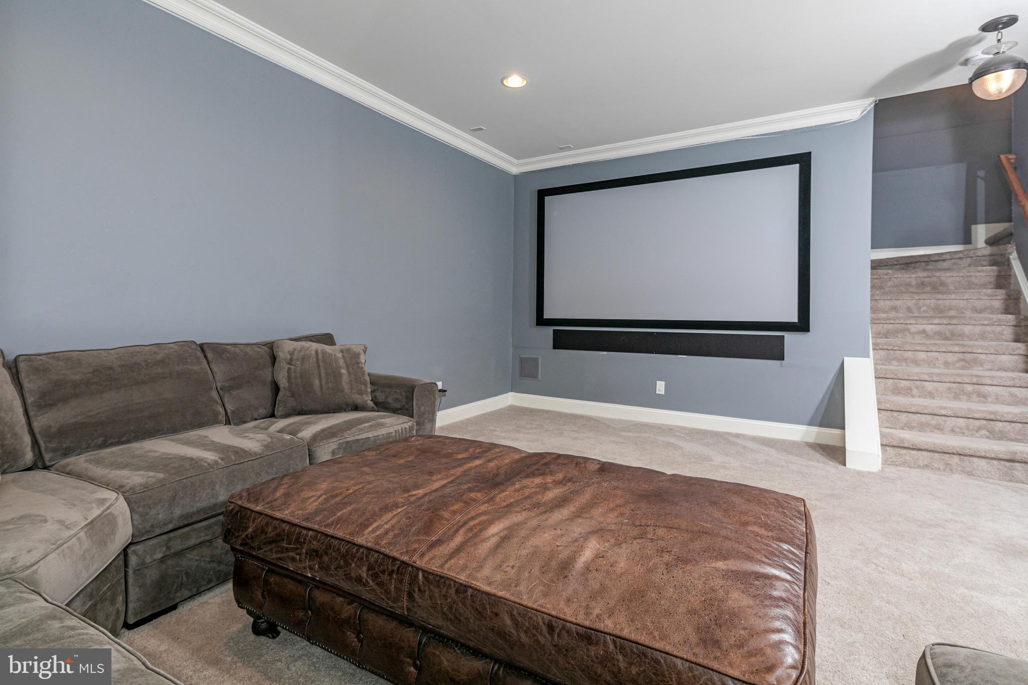 196 Sunset Road Skillman, NJ 08558 - Photo 32 of 42 Basement Media Room