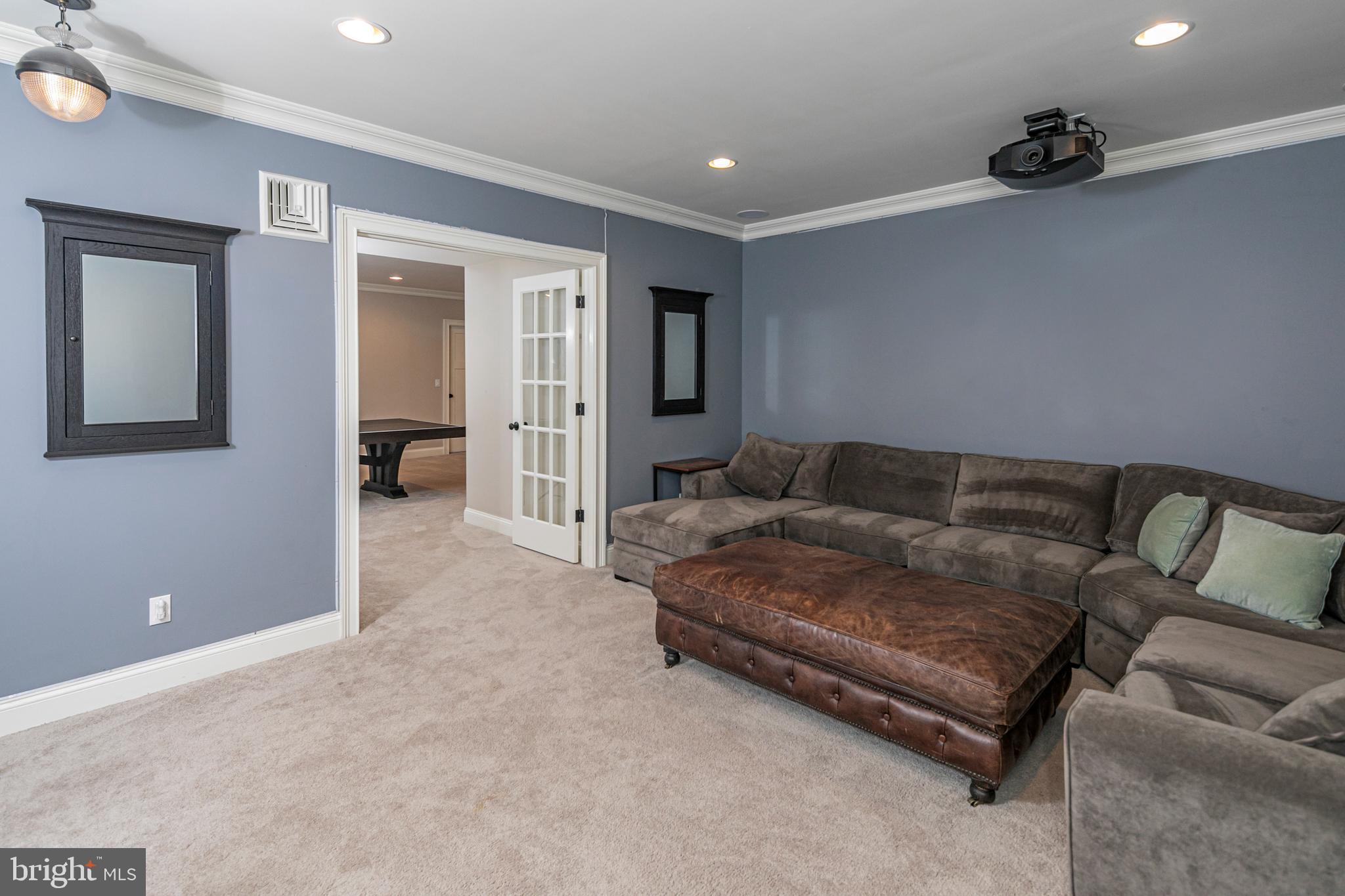 196 Sunset Road Skillman, NJ 08558 - Photo 33 of 42 Basement Media Room