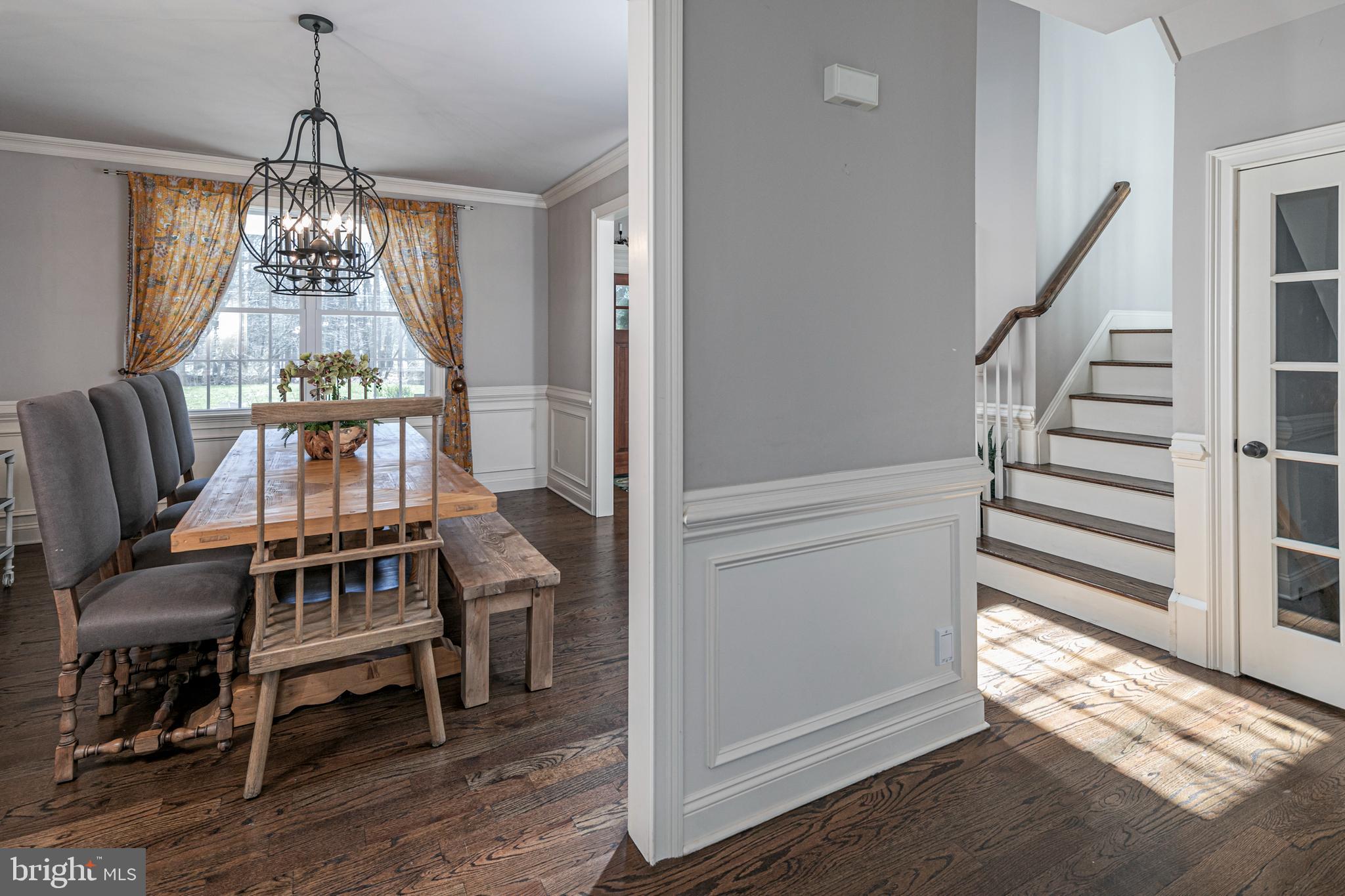 196 Sunset Road Skillman, NJ 08558 - Photo 6 of 42 Dining Room to Stairs & Fyer