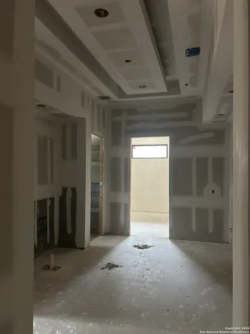 a view of street with houses