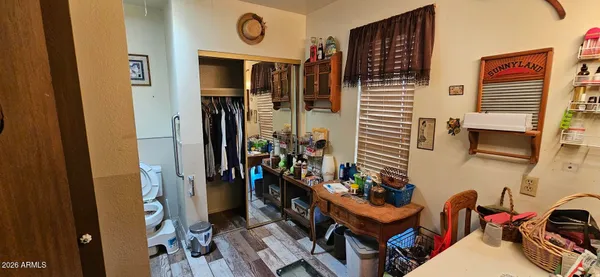 a view of storage and utility room