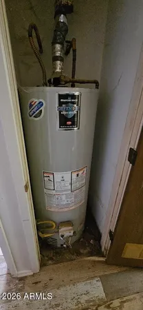 a view of storage and utility room