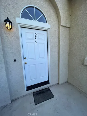 a view of front door with a door