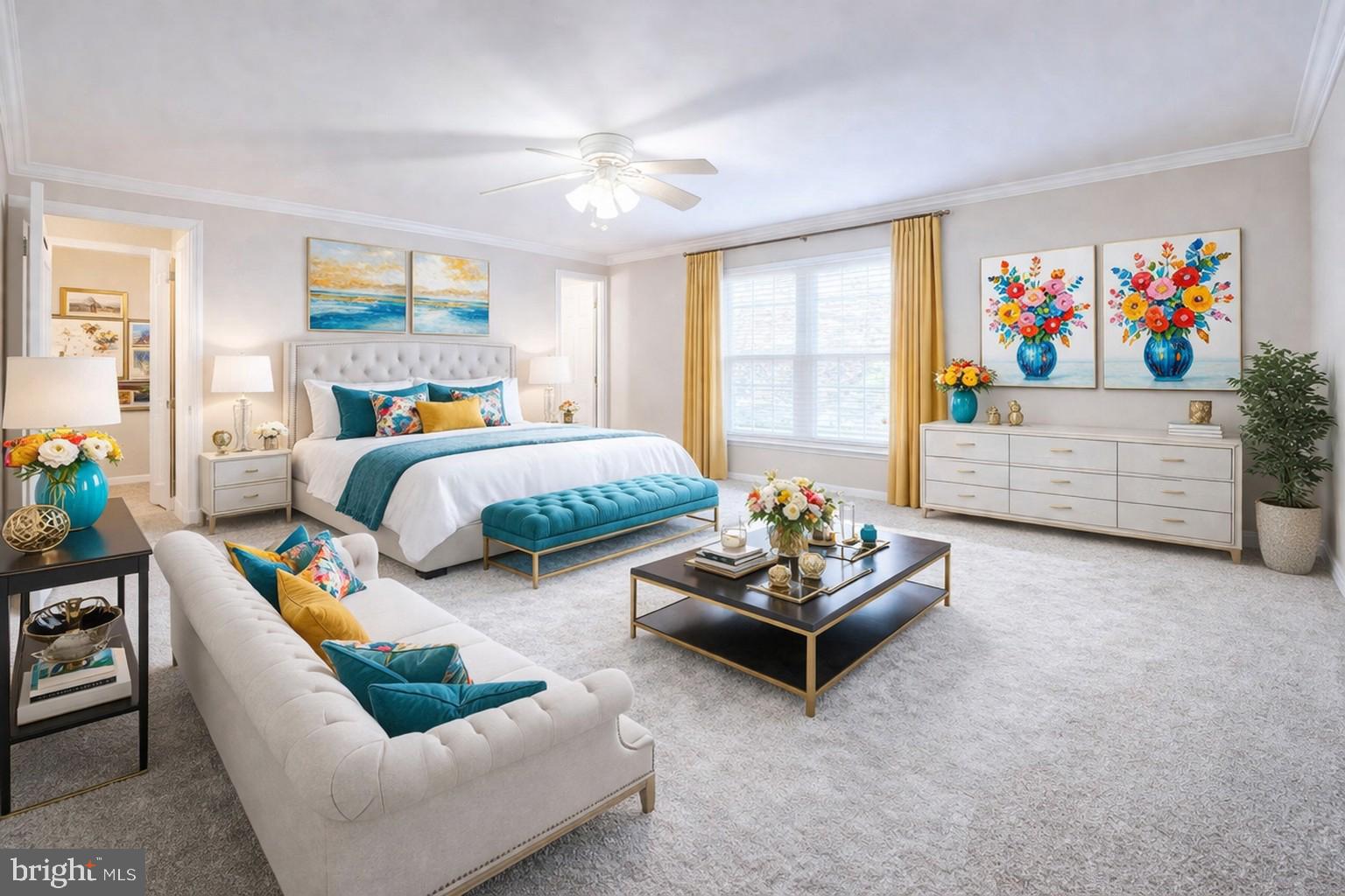 V-staged large owner's suite