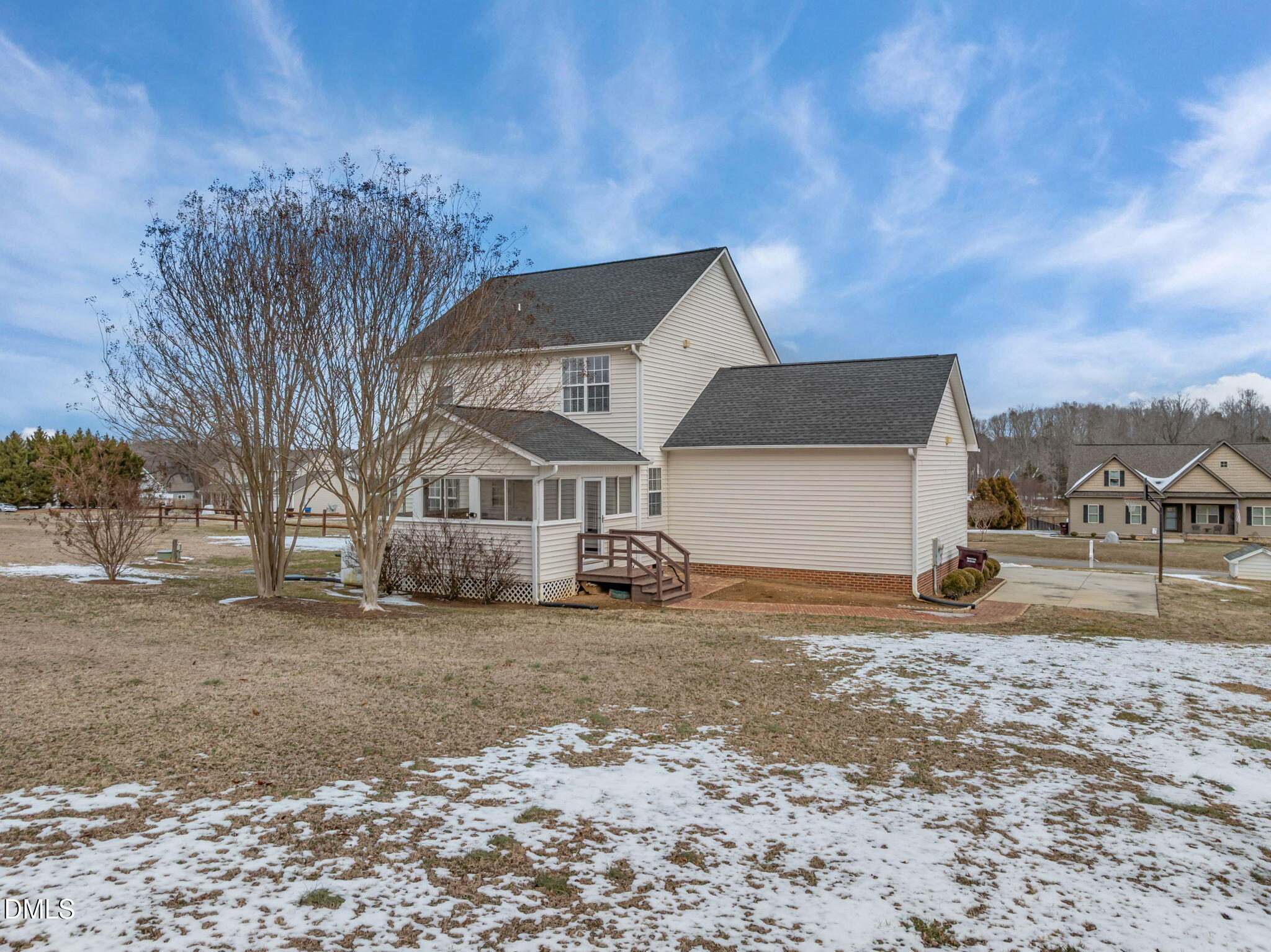 51 Water Front Lane Timberlake, NC 27583 - Photo 35 of 57 a front view of a house with a yard
