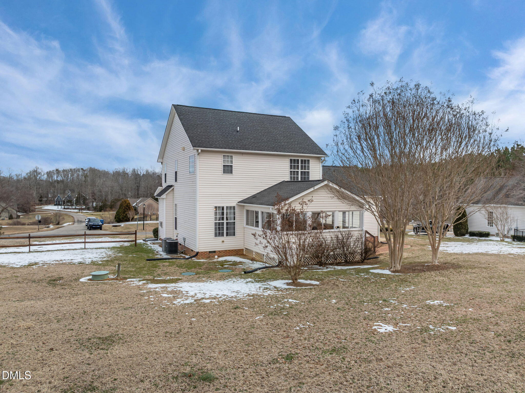 51 Water Front Lane Timberlake, NC 27583 - Photo 45 of 57 a front view of a house with a yard