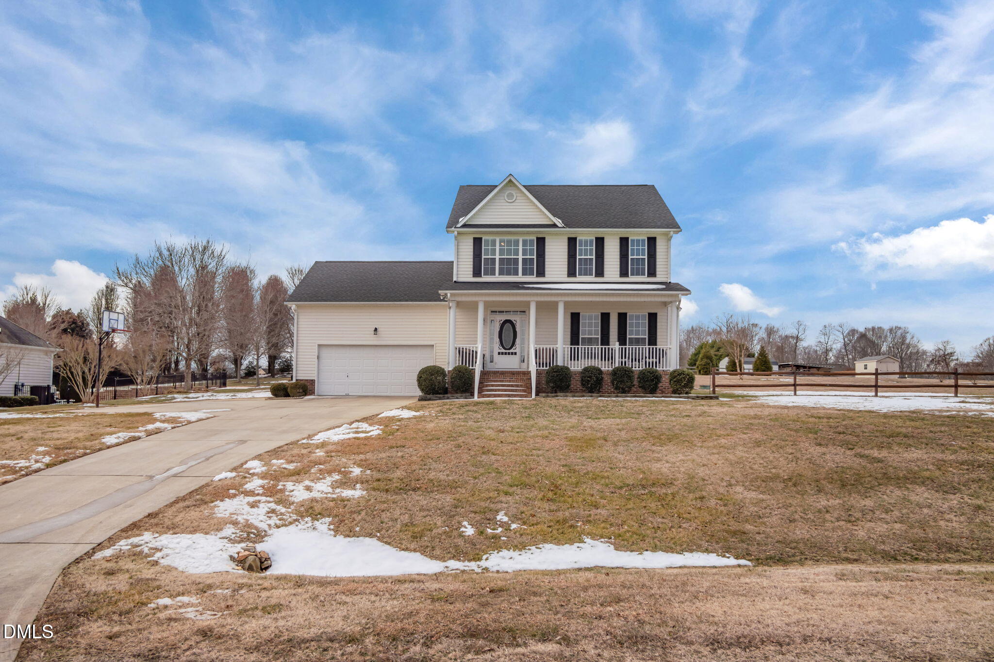51 Water Front Lane Timberlake, NC 27583 - Photo 53 of 57 a front view of a house with a yard