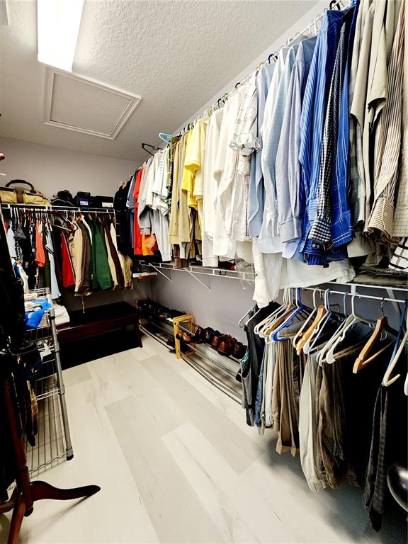 5508 Viola Lee Way Lutz, FL 33558 - Photo 21 of 60 a view of walk in closet with clothes and shoes