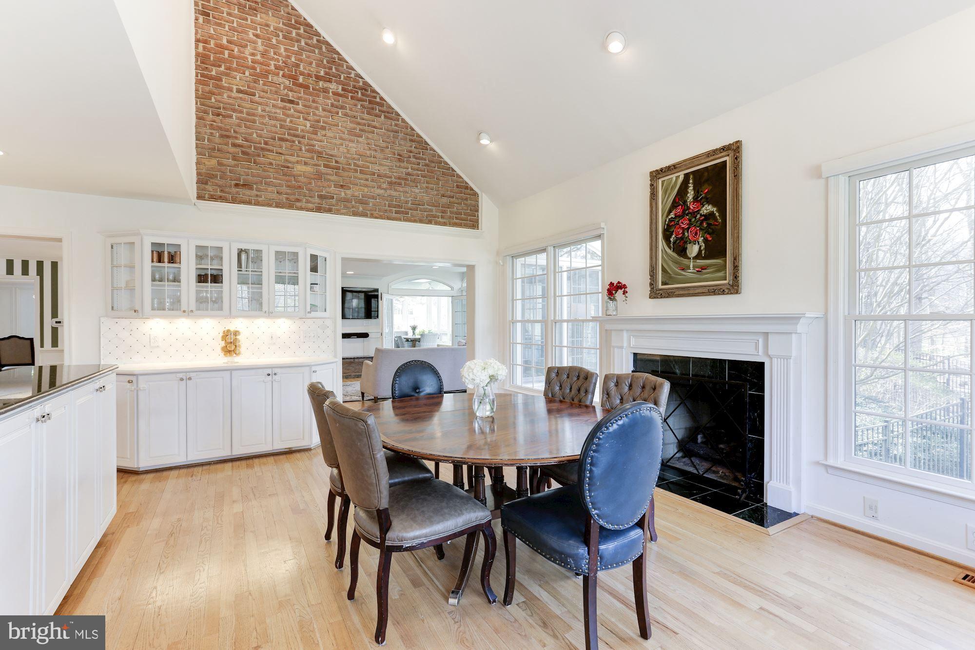 8821 Belmart Road Potomac, MD 20854 - Photo 12 of 52 Breakfast Room with vaulted ceiling